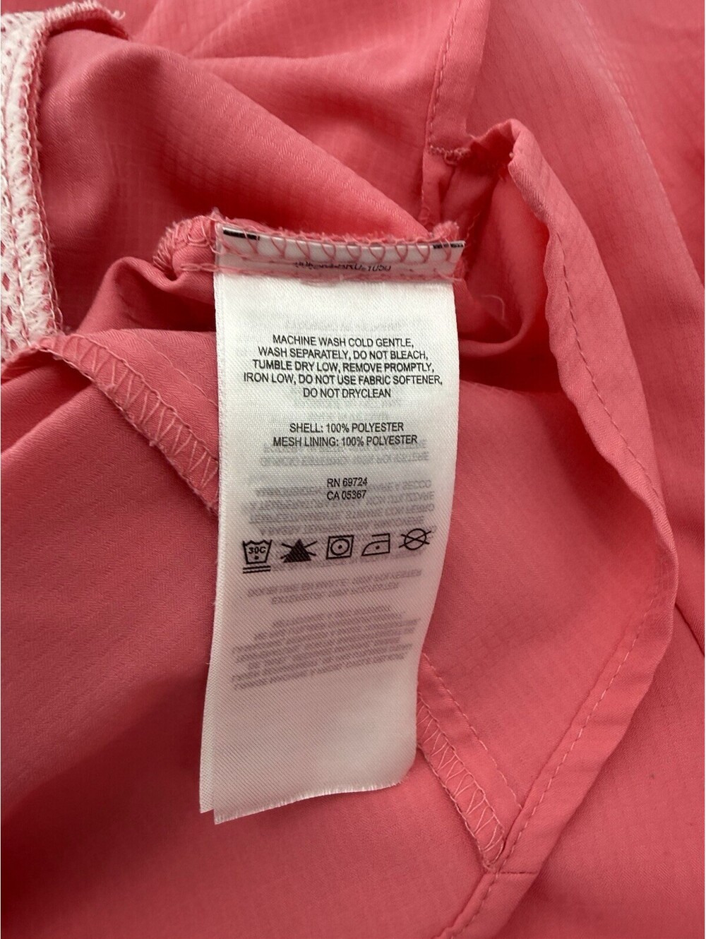 Columbia Women’s PFG Long Sleeve Sz XL, Coral - Picture 7 of 10